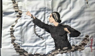 Chuyện cảm động về bức tranh 'Uyên ương thêu dở' chốn lao tù