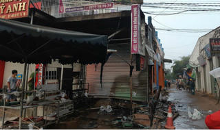 Sau 20/10, cửa hàng hoa bốc cháy, 2 người chết, 1 phụ nữ bỏng nặng