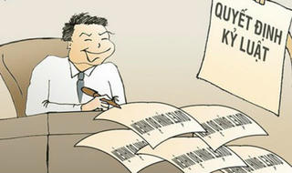 Xử lý cán bộ, còn tùy...