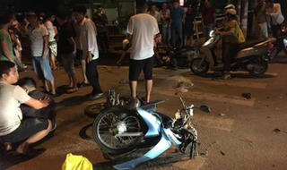 Phó giám thị trại tạm giam bị xe máy tông tử vong