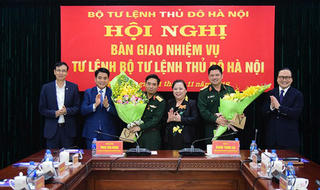 Thiếu tướng Nguyễn Hồng Thái nhận nhiệm vụ Tư lệnh Bộ Tư lệnh Thủ đô