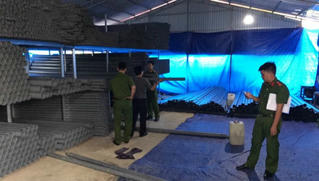 Cục THADS Vĩnh Phúc phối hợp tiêu hủy vật chứng của các vụ án hình sự 