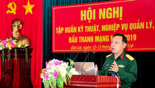 Binh đoàn 15 tập huấn đấu tranh trên không gian mạng