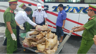 Hơn 220 kg thịt dê không rõ nguồn gốc vào Cần Thơ
