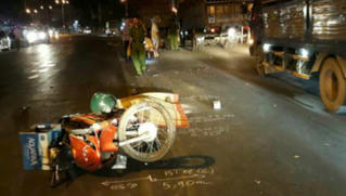 Thượng úy quân đội tử vong sau khi va chạm với xe ben