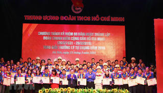 72 cán bộ Đoàn được nhận Giải thưởng Lý Tự Trọng năm 2019