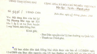 Chính quyền bức tử doanh nghiệp (Bài 10): Điều bất thường trong văn bản Đồng Nai trả lời Quốc hội