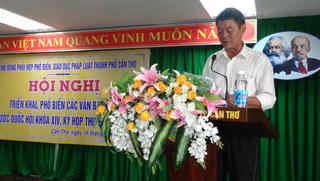 Sở Tư pháp Cần Thơ phổ biến pháp luật, đưa chính sách mới vào cuộc sống