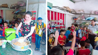 Vợ chồng thầy giáo nấu cơm miễn phí cho học trò vùng cao