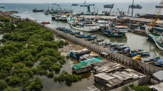 Jakarta đang chìm dần xuống nước