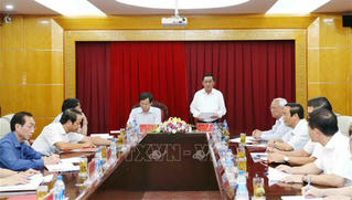 Đoàn Tiểu ban Văn kiện Đại hội XIII làm việc tại Thanh tra Chính phủ