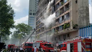 Sơ tán bệnh nhân, sinh viên vì hỏa hoạn