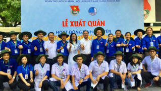 Tuổi trẻ Thủ đô xuất quân hoạt động tình nguyện tại Lào