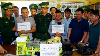 6 tháng, Bộ đội Biên phòng thu giữ gần một tấn ma túy