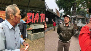 Cụ ông bị gã xe ôm đánh đa chấn thương ở Hà Nội