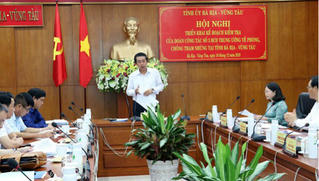 Ban Chỉ đạo Trung ương về PCTN làm việc tại Bà Rịa-Vũng Tàu