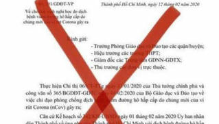 Xử lý nghiêm việc giả mạo văn bản cho học sinh nghỉ học do dịch Covid-19