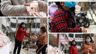 Bất bình hình ảnh 'đội lốt người nghèo' nhận thực phẩm miễn phí ở Hà Nội