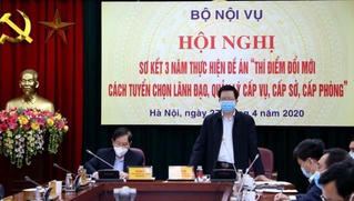 Sơ kết Đề án đổi mới tuyển chọn cán bộ lãnh đạo, quản lý
