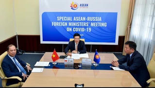 Việt Nam dự Hội nghị trực tuyến Đặc biệt Bộ trưởng Ngoại giao ASEAN-Nga về Covid-19