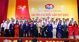 Đại hội đại biểu Đảng bộ huyện Ứng Hòa, Hà Nội: Xây dựng huyện xanh, sạch, hội nhập và phát triển toàn diện