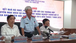 1.386 thửa đất chuyển mục đích sai quy định tại Hóc Môn: 58 cán bộ huyện bị kiểm điểm