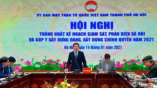 Mặt trận Tổ quốc Việt Nam TP Hà Nội sẽ giám sát công tác cán bộ