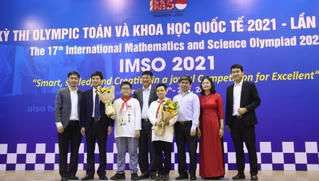 Việt Nam đạt giải cao kỳ thi Olympic Toán học và Khoa học quốc tế lần thứ 17