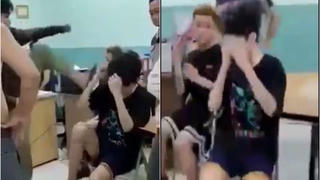 Đình chỉ bảo vệ dân phố đánh hai thiếu niên dã man trong trường học