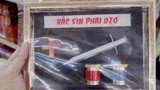 Độc lạ khẩu trang, vaccine vàng mã dịp Rằm tháng 7