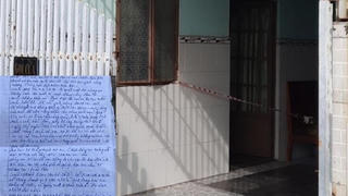 Hai mẹ con tử vong trong phòng trọ để lại thư tuyệt mệnh