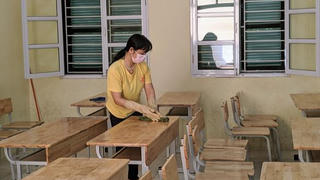 Các trường ngoại thành Hà Nội chuẩn bị cho học sinh đến trường thế nào?