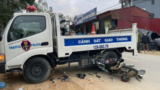 Xác minh thông tin CSGT dùng xe công vụ chặn đường khiến học sinh gặp nạn