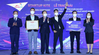 Dự án 'Gậy thông minh' đoạt giải Nhất cuộc thi Startup Kite 2021