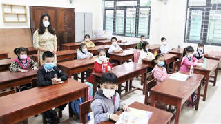 Học sinh lớp 1, 2 kiểm tra học kỳ bằng hình thức trực tiếp