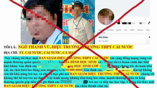 Hiệu trưởng trường THPT bị mạo danh kêu gọi từ thiện “lạ đời”