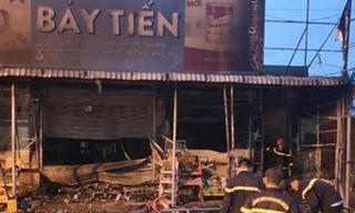 Cháy tiệm tạp hoá, 3 người tử vong