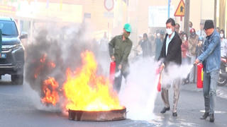 Đà Lạt tổ chức tập huấn phương án chữa cháy và cứu nạn, cứu hộ