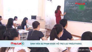 Sinh viên sư phạm được hỗ trợ 3,63 triệu/tháng