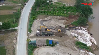 Trấn Yên, Yên Bái: Đến bao giờ mới chấm dứt tình trạng phá hộ lan để tập kết cát sỏi