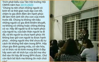  "Gia đình khiếm khuyết, vợ không có chồng hoặc chồng không có vợ' không được làm trong ban phụ huynh?