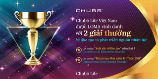 Chubb Life Việt Nam được  LOMA vinh danh với 2 giải thưởng về đào tạo và phát triển nguồn nhân lực