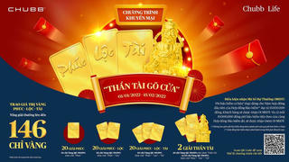 Chubb Life Việt Nam triển khai chương trình khuyến mãi “THẦN TÀI GÕ CỬA” 