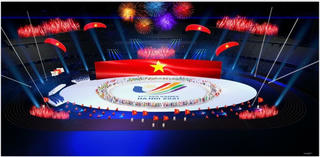  Gần 2.000 người cho chương trình nghệ thuật tại Lễ khai mạc SEA Games 