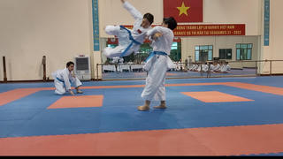 Niềm vui sớm với Đội tuyển Karate Việt Nam trước thềm Sea Games 31 