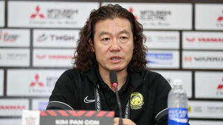 HLV Kim Pan Gon: 'Chúng tôi sẽ chơi một trận mạnh mẽ'