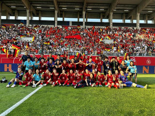 HLV Mai Đức Chung tiếc rằng các học trò không ghi thêm bàn vào lưới đội tuyển Đức 