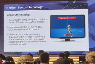 AFC áp dụng công nghệ bắt việt vị bán tự động tại Asian Cup 2023