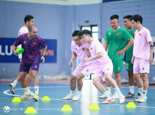  Futsal Việt Nam miệt mài rèn đấu pháp