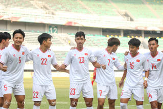 U20 Việt Nam thiếu quân trong đợt tập luyện